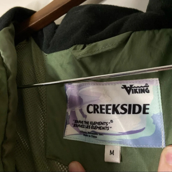 Viking Creekside Rain Jacket Gorpcore Wind Resistant Medium Outdoor Utility - Picture 6 of 13
